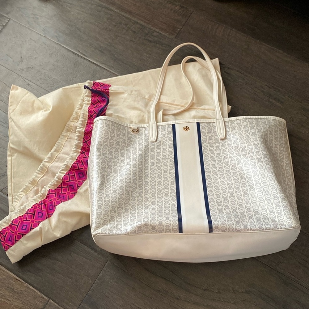 Tory Burch Geo Logo Tote